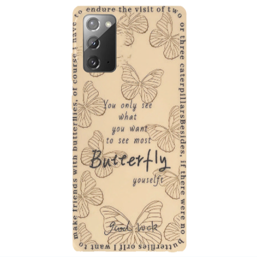Samsung Note 20 You Only See Transparent Silicone TPU Θήκη