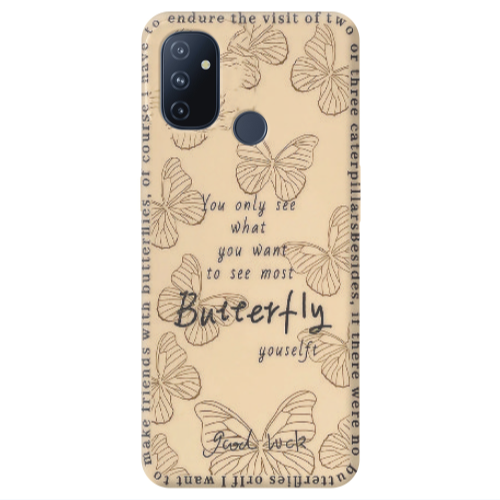 Oneplus Nord 100 You Only See Transparent Silicone TPU Θήκη