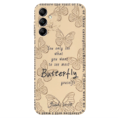 Samsung A14 5G You Only See Transparent Silicone TPU Θήκη