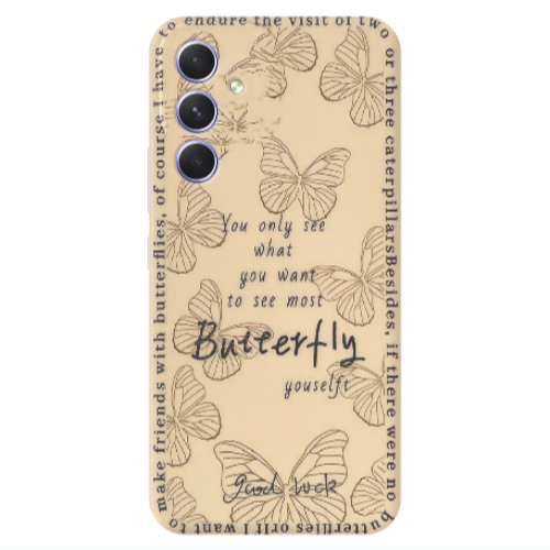 Samsung A54 You Only See Transparent Silicone TPU Θήκη