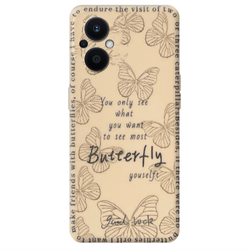 Oppo Reno 7 Lite You Only See Transparent Silicone TPU Θήκη