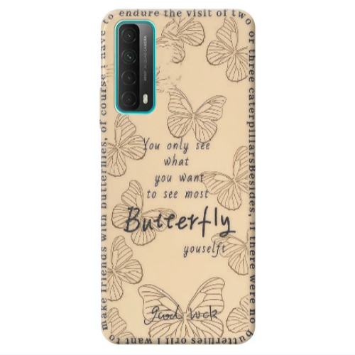 Huawei P Smart 2021 You Only See Transparent Silicone TPU Θήκη