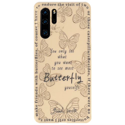 Huawei P30 Pro You Only See Transparent Silicone TPU Θήκη
