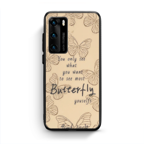 Huawei P40 You Only See Black Glossy Θήκη