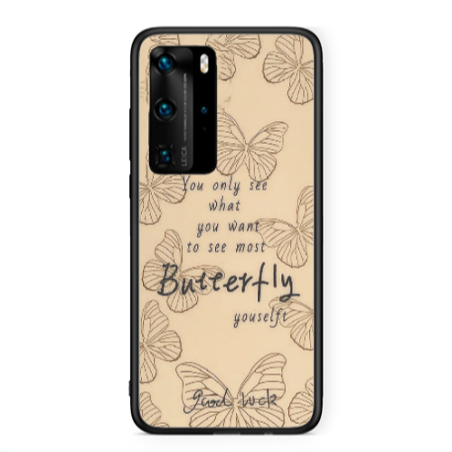 Huawei P40 Pro You Only See Black Glossy Θήκη