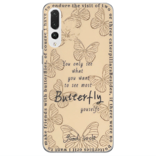 Huawei P20 Pro You Only See Transparent Silicone TPU Θήκη