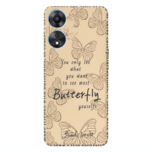 Oppo A 98 You Only See Transparent Silicone TPU Θήκη