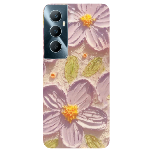 Realme C65 Daisy picture Transparent Silicone TPU Θήκη
