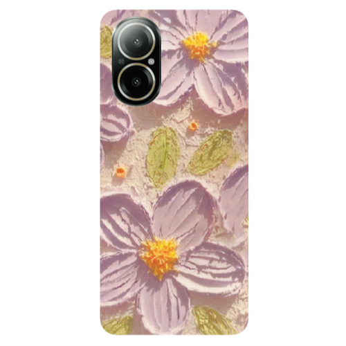 Realme C67 Daisy picture Transparent Silicone TPU Θήκη