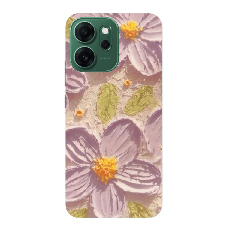 Oppo 14 F Daisy picture Transparent Silicone TPU Θήκη