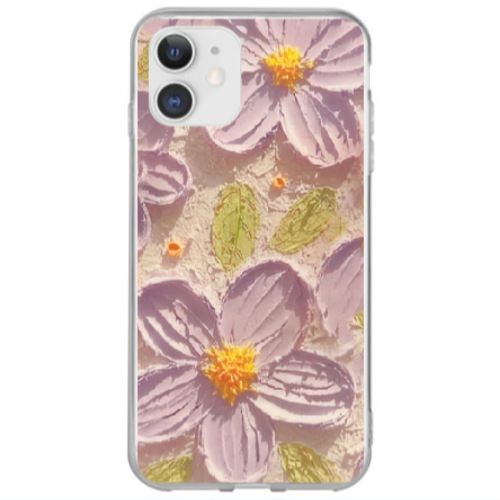 Apple iPhone 12 Daisy picture Transparent Silicone TPU Θήκη