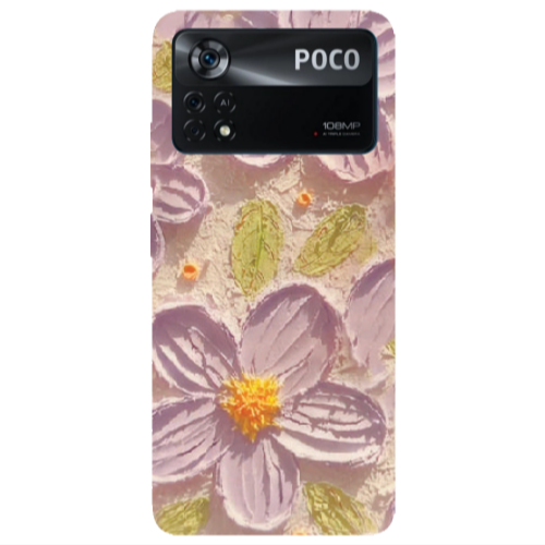 Xiaomi Poco X4 Pro Daisy picture Transparent Silicone TPU Θήκη