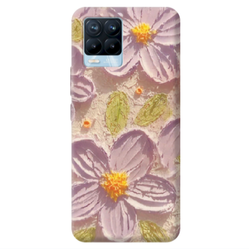 Realme 8 Pro Daisy picture Transparent Silicone TPU Θήκη
