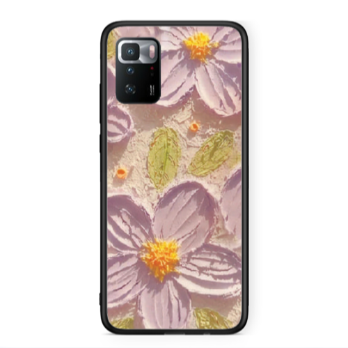 Xiaomi Poco X3 GT Daisy picture Black Glossy Θήκη
