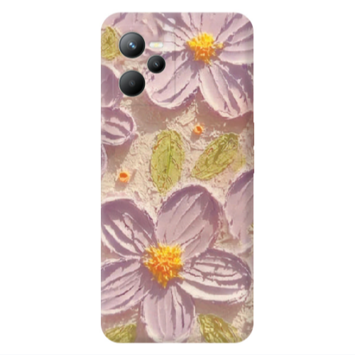 Realme C35 Daisy picture Transparent Silicone TPU Θήκη