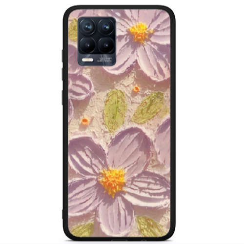 Realme 8 i Daisy picture Black Glossy Θήκη