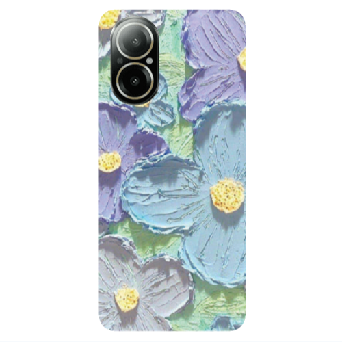 Realme C67 Daisy picture 2 Transparent Silicone TPU Θήκη
