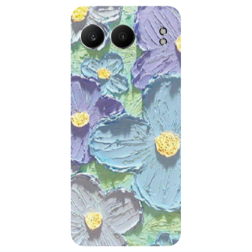 Oneplus Nord 4 Daisy picture 2 Transparent Silicone TPU Θήκη