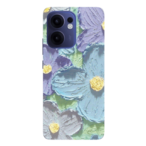 Oppo Reno13 FS Daisy picture 2 Transparent Silicone TPU Θήκη