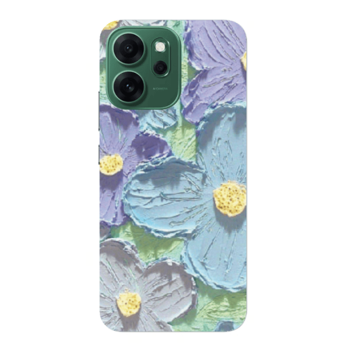 Oppo Reno 14 FS Daisy picture 2 Transparent Silicone TPU Θήκη