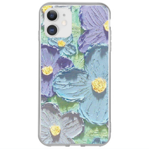Apple iPhone 12 Daisy picture 2 Transparent Silicone TPU Θήκη