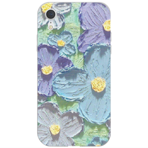 Apple iPhone Xr Daisy picture 2 Transparent Silicone TPU Θήκη