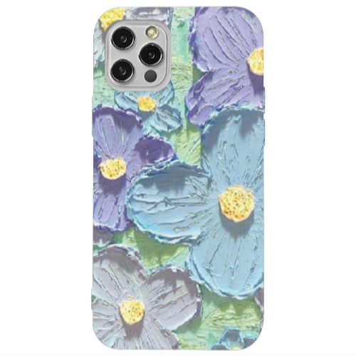 Apple iPhone 12 Pro Daisy picture 2 Transparent Silicone TPU Θήκη
