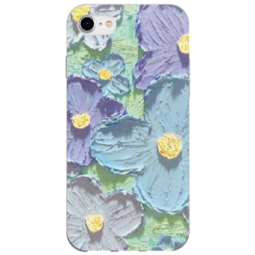 Apple iPhone 7 Daisy picture 2 Transparent Silicone TPU Θήκη
