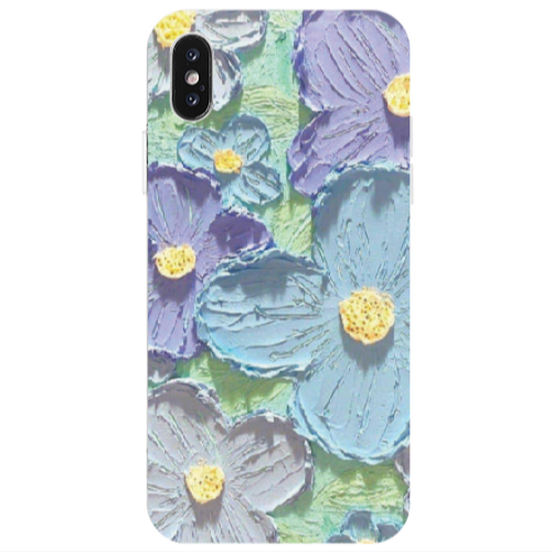 Apple iPhone Xs Daisy picture 2 Transparent Silicone TPU Θήκη