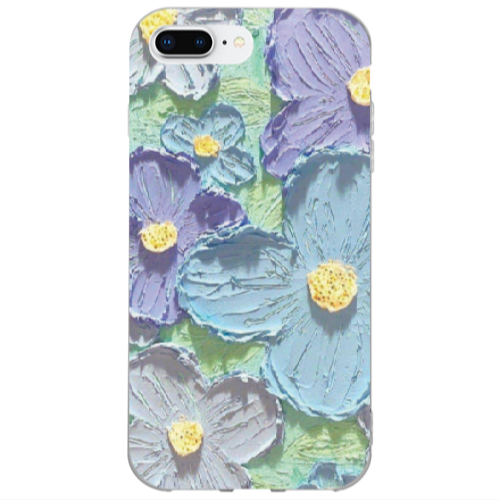 Apple iPhone 7 Plus Daisy picture 2 Transparent Silicone TPU Θήκη