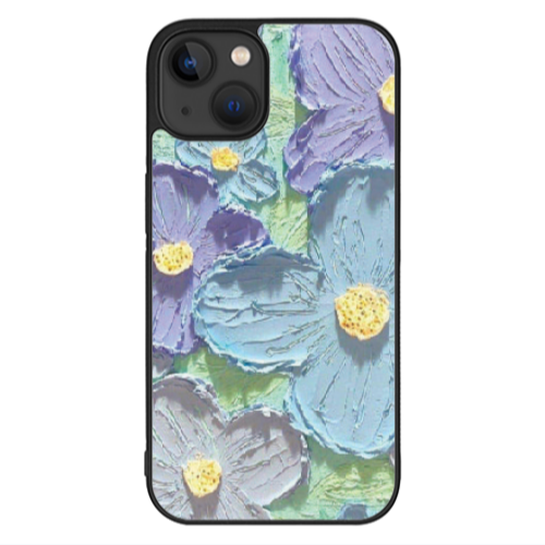 Apple iPhone 13 Mini Daisy picture 2 Black Glossy Θήκη