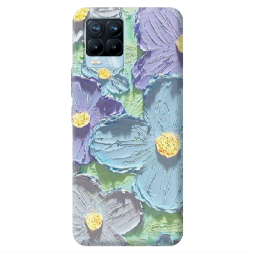 Realme 8 Pro Daisy picture 2 Transparent Silicone TPU Θήκη