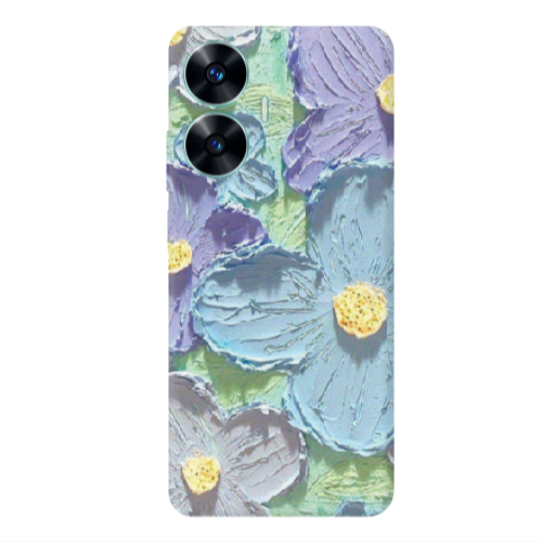 Realme C55 Daisy picture 2 Transparent Silicone TPU Θήκη