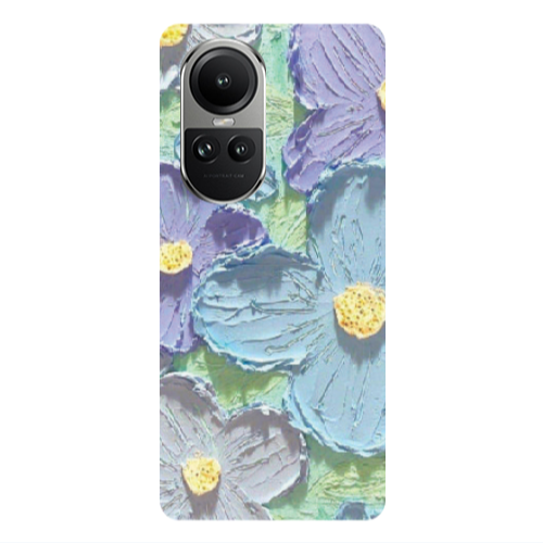 Oppo Reno10 5G Daisy picture 2 Transparent Silicone TPU Θήκη