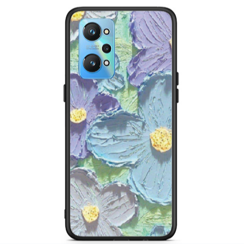 Realme Gt Neo 2 Daisy picture 2 Black Glossy Θήκη