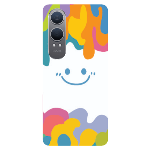 Oneplus Nord Ce 4 lite Oil Paint Smile Transparent Silicone TPU Θήκη