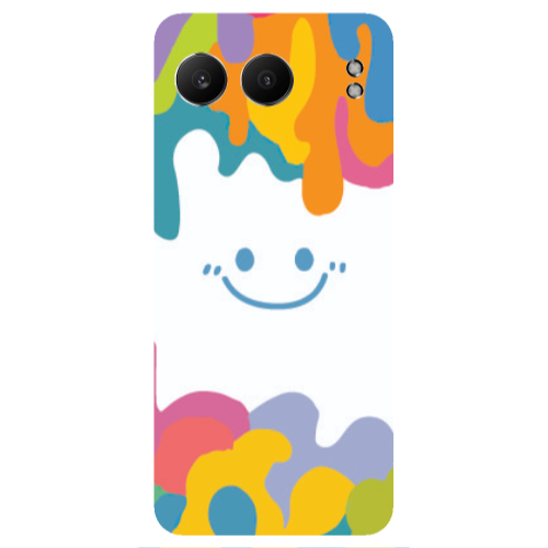 Oneplus Nord 4 Oil Paint Smile Transparent Silicone TPU Θήκη
