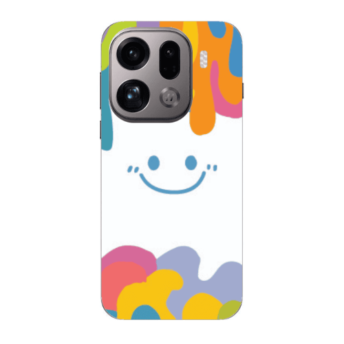 Oppo Find X9 Pro Oil Paint Smile Transparent Silicone TPU Θήκη