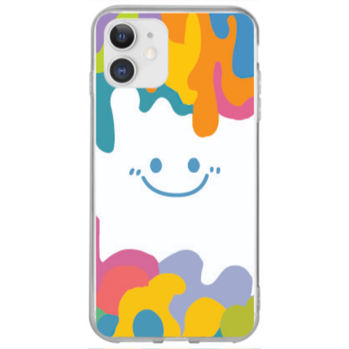 Apple iPhone 12 Oil Paint Smile Transparent Silicone TPU Θήκη