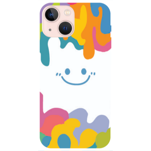 Apple iPhone 13 Oil Paint Smile Transparent Silicone TPU Θήκη