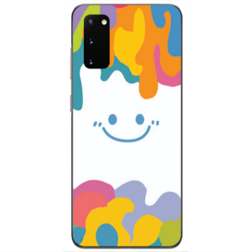 Samsung S20 Oil Paint Smile Transparent Silicone TPU Θήκη