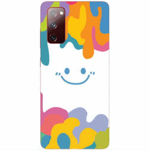 Samsung S20 FE Oil Paint Smile Transparent Silicone TPU Θήκη