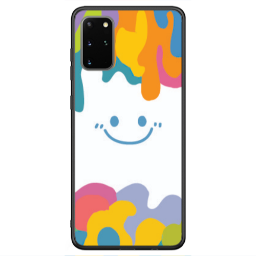 Samsung S20 FE Oil Paint Smile Black Glossy Θήκη