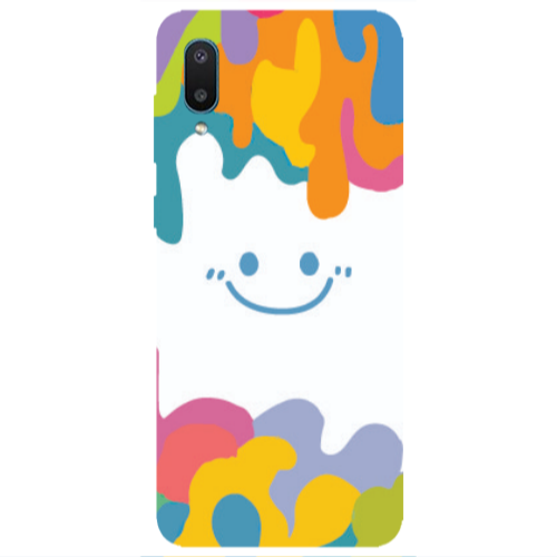 Samsung A02 Oil Paint Smile Transparent Silicone TPU Θήκη