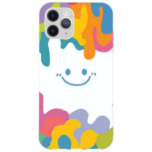 Apple iPhone 13 Pro Oil Paint Smile Transparent Silicone TPU Θήκη