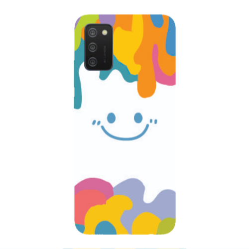 Samsung A03S Oil Paint Smile Transparent Silicone TPU Θήκη