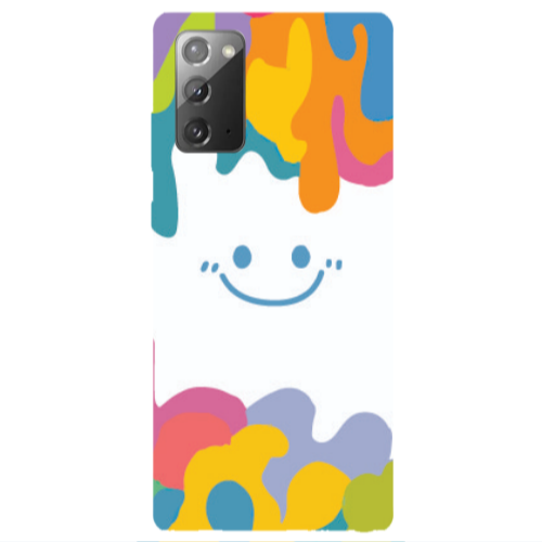 Samsung Note 20 Oil Paint Smile Transparent Silicone TPU Θήκη
