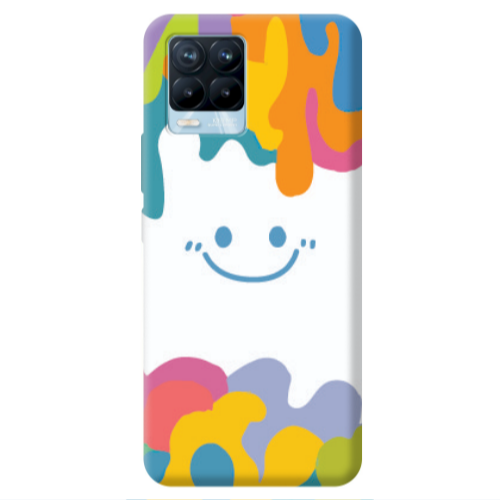 Realme 8 Pro Oil Paint Smile Transparent Silicone TPU Θήκη