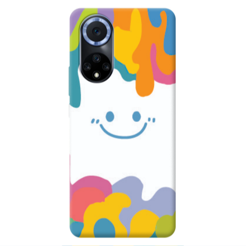 Huawei Nova 9 Oil Paint Smile Transparent Silicone TPU Θήκη