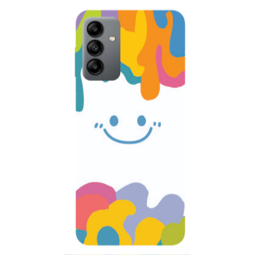 Samsung A13 5G Oil Paint Smile Transparent Silicone TPU Θήκη